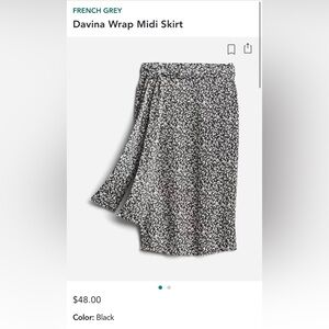 New never worn midi skirt